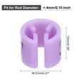 thumbnail image 2 of Clothes Hanger Marker Number 37 Tag Fit 3mm Rod Purple for Garment Clothing Color Coding, Pack of 100, 2 of 6