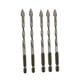thumbnail image 3 of Juego de brocas excéntricas de cuatro flautas para el hogar, brocas resistentes y versátiles, vástago hexagonal para Metal, 5 uds., 3 of 9