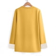 thumbnail image 6 of YanHoo Fleece Sweatshirt for Women Trendy Letter Print Crewneck Pullover Tops Fall Casual Loose Fit Sweatshirts, 6 of 7