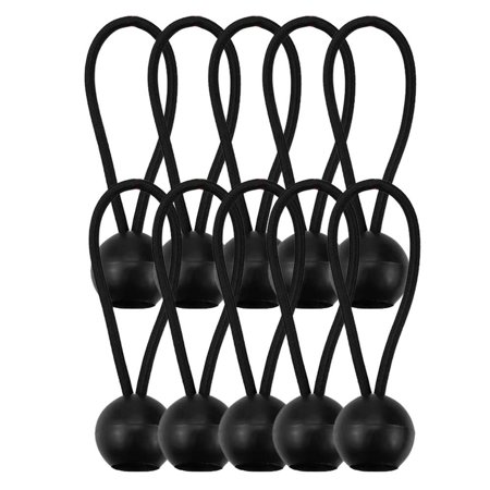 

Leking Ball Bungee Cords 10PCS Elastic Strong Ball Bungee Cords 10PCS Heavy Duty Ball Bungee Cords Multi-purpose Tarp Tie Down Cords for Shelter Canopy Tent usual