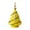 Yellow, variant on HCBY Christmas Funny Decor with Light, Football Tree Shaped Decorative, Tabletop Decor, Festive Hanging Ornament, Easy to Display(White,3.15")