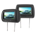 thumbnail image 4 of Car Monitor Headrest Display Headrest Monitor Headrest Dvd Display 2pcs 7 In  Control Adjustable Headrest LCD Video Monitor MP5 Display Black, 4 of 8