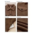 thumbnail image 2 of SHEWIN Womens Fleece Vest Sherpa Jackets Button Down Sleeveless Long Vest Winter Fall Warm Coat Outerwear, 2 of 7