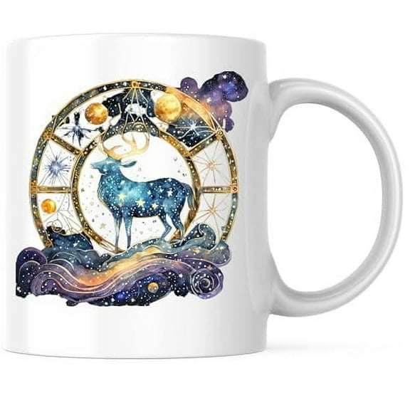 Bliss Monkey Co. - 11 Ounce Coffee Mug - Printed On Both Sides - Microwave & Dishwasher Safe - White Handle & Interior - BMCM00720