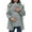 Gray, variant on Dianli Maternity 3-In-1 Winter Coat Thick Quilted Insulated Hooded Puffer Down Parka With Removable Lined Jacket and Pockets Warm Windproof Waterproof Outerwear for Pregnant Women