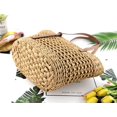 thumbnail image 3 of LHSHID Women Summer Beach Tote Bags Large Straw Bag Handwoven Rattan Shoulder Top-Handle Handbag, 3 of 4