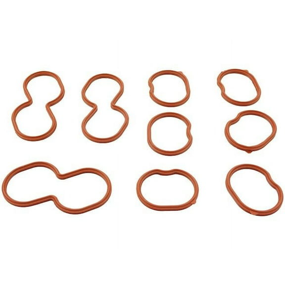 Intake Manifold Gasket Set - Compatible with 2001 - 2006 Dodge Stratus 2.7L V6 2002 2003 2004 2005