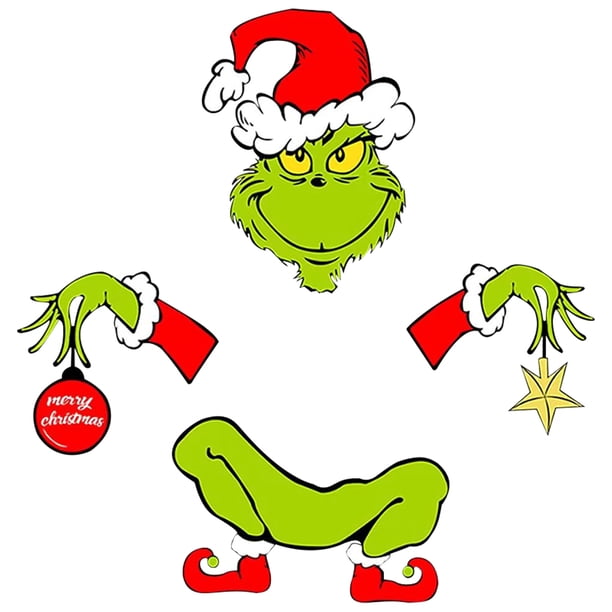 Adornos de Papá Noel de dibujos animados Wdftyju suministros para fiestas de árbol de Navidad