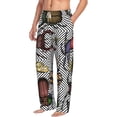 thumbnail image 2 of Balery Bright Insects print Men's Pajama Pants,Ultra Lightweight Pjs,Lounge Pant-XX-Large, 2 of 9