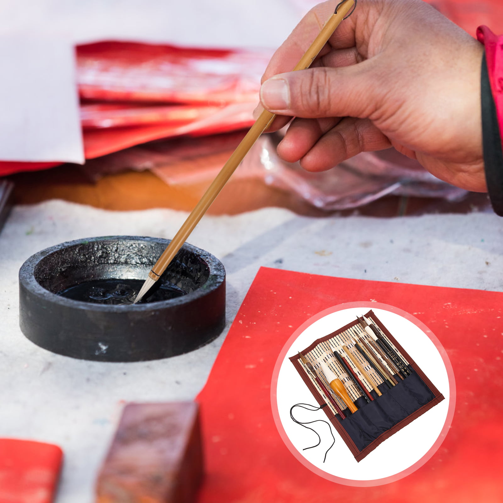 Traditional Chinese Chinese Qing Mo Sumi & Calligraphy Ink Stick - ASIAN  BRUSHPAINTER