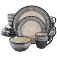 thumbnail image 1 of Gibson Magello 16-Piece Dinnerware Set, Cream/Blue, 1 of 4