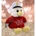 thumbnail image 4 of DolliBu I LOVE YOU Seagull Sailor Plush - Cute Stuffed Animal with Red Shirt for Valentine, Anniversary, Romantic Date, Boyfriend, or Girlfriend Gift – 7.5 Inches, 4 of 6