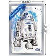 thumbnail image 3 of Star Wars: Original Trilogy - R2D2 Watercolor Wall Poster, 14.725" x 22.375", Framed, 3 of 3