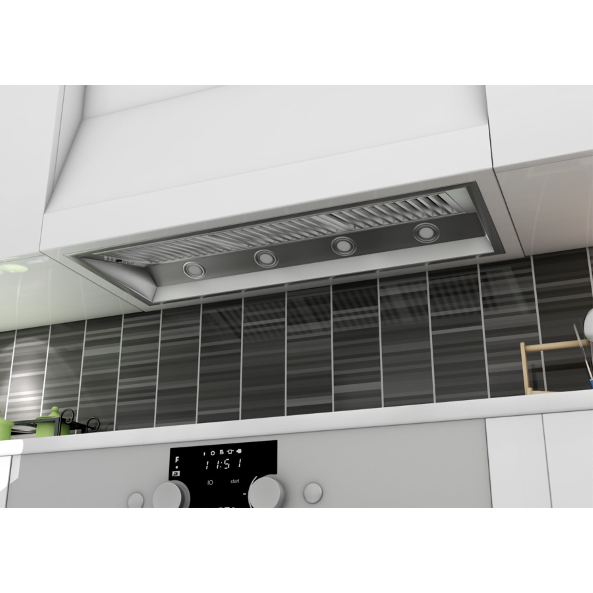 ZLINE 46 in. Outdoor Range Hood Insert in Stainless Steel (695-304-46)