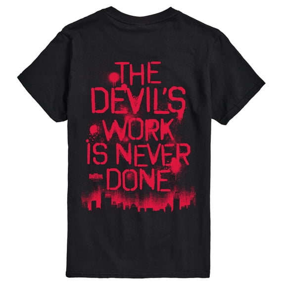 Daredevil - The Devil's Work - Men's Short Sleeve Graphic T-Shirt