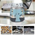 thumbnail image 6 of Yayeee Ashtray with Lid for Cigarette Smokeless Stainless Steel Home Ash Holder, Pirate Animals, 6 of 7