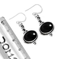 thumbnail image 3 of Natural Black Onyx Earring 925 Sterling Silver Handmade Jewelry, 3 of 4
