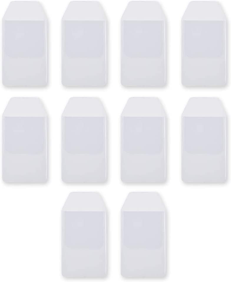 DS. DISTINCTIVE STYLE Shirt Pocket Protector 10 Pieces Clear PVC Pocket