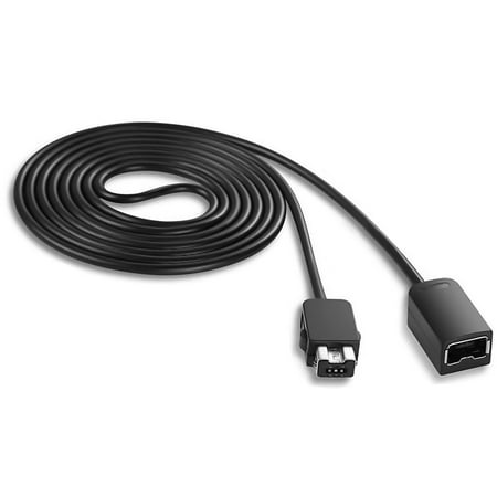 TSV 10ft Extension Cable for [Nintendo Nes Classic Mini Edition] Controller, Cords Extender - Best Controller Extension Cable Cord for Nintendo Gaming System Black [Works with Wii (Best Microprocessor For Gaming)