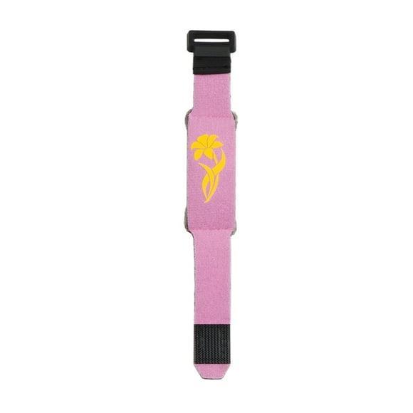 Rockhouse Rockhouse 18cm Guitar String Mute Strap with Floral Design for 6-String Guitars - SM-15 Lily, Red/Pink/Blue/Green/Yellow/Black