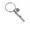 Silver, variant on Cremation Ash Urn Keychain for Pet Ashes Cremation Jewelry for Human Ashes