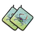 thumbnail image 1 of Carolines Treasures 8550PTHD Paire de Porte-Pots de Crabe, 1 of 3