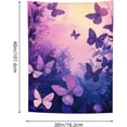 thumbnail image 5 of Butterfly Sky Fantasy Art Wall Tapestry, 100% Polyester, Soft Durable Fabric, Vivid Colors, 30 x 40 in Wall Hanging for Bedroom Living Room Dorm Decor, 5 of 5