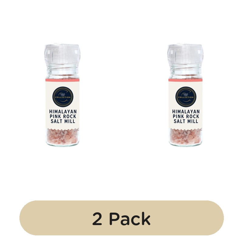 Cook With M&S Himalayan Pink Rock Salt Mill 95g, British Import (Pack of 2)