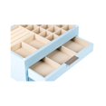 thumbnail image 3 of Powder Blue Lift Top Jewelry Box, 3 of 7