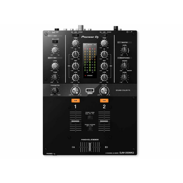 Pioneer DJM-250MK-2 Dual Channel DJ Mixer - Walmart.com