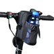 thumbnail image 1 of Bolsa impermeable de nailon con ruedas de 2200ml, accesorios, marco de almacenamiento de herramientas, bolsillos delanteros para ciclismo, bolsa para sillín de bicicleta al aire libre oso de fresa Juguete, 1 of 6