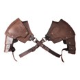 thumbnail image 1 of Épaule Médiévale en Cuir PU avec Boucle Réglable Coffre de Pirate Marron, 1 of 8