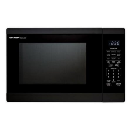 Sharp SMC1461HB 1.4 Cu. ft. Black Countertop Microwave Oven