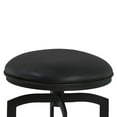 thumbnail image 3 of Armen Living Studio 30" Bar Height Metal Swivel Barstool in Black Pu and Black Finish, 3 of 11