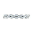 thumbnail image 3 of 1/3 Carat Diamond Twisted Wedding Band Ring in 10K White Gold (Ring Size 7.75), 3 of 6