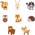 thumbnail image 4 of 30 piezas de decoraciones para fiestas de cumpleaños con animales del bosque, 4 of 5
