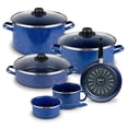 thumbnail image 1 of Batería De Cocina Ekco 9 Piezas Peltre Azul, 1 of 4
