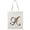 Natural, variant on Smartprints Letter X Flower Bouquet 2 Tote Bag - Image by Shutterstock, One Size Cotton Canvas Tote Bag