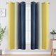 thumbnail image 2 of Cortinas Estelar Textiler Ombre azul amarillo 107x183 cm, 2 of 9