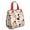 Baseball Elements and, variant on Baseball Bows Pattern Insulated Lunch Bag for Women & Adults,Large Portable Soft Cooler Lunch Bag,Thermal Food Storage Tote with Pearl Cotton,8.66L,8.75x5.75x9.5 Inch