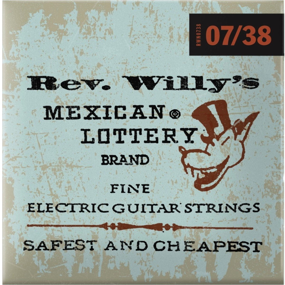 Dunlop Electric Guitar Strings Reverend Willy's Extra Light 7-38 2 Pack