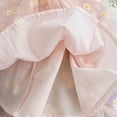 thumbnail image 5 of Utlike Girls Summer Dresses Floral Sleeveless Mesh Dress With For Casual Beach School Party Spring Outfit Toddler Kids Pink Leisure Fit Sundress Size 6 Years-7 Years, 5 of 5