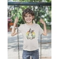 thumbnail image 2 of Retro French Bulldog Sitting T-Shirt Toddler -Image by Shutterstock,  4 Toddler, 2 of 4