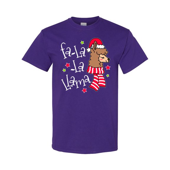 Inktastic Christmas Llama T-Shirt