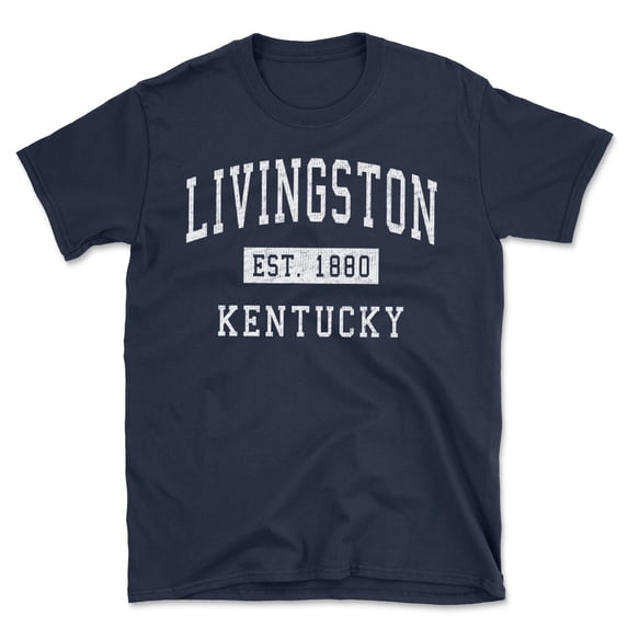 Livingston Kentucky Classic Established Men's Cotton T-Shirt