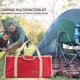 thumbnail image 5 of Bolsa plegable para herramientas de mano, organizador de hardware para rodamientos de carga pesada para acampar (clarete) Sywqhk Para Estrenar, 5 of 8