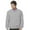 Gray, variant on Men's Lightweight Microfiber Dobby V-neck Pullover #1799