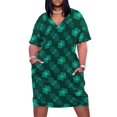 thumbnail image 1 of Diseños de jefe cuadrado: vestido de noche con bolsillo de ante azul verdoso vestidos de mujer para eventos especiales, 1 of 7
