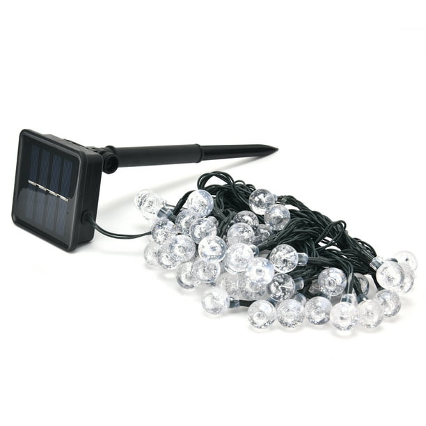Luces de cadena para patio, luces de cadena solares de 9,5 m Luces solares para exteriores Luz de cadena máxima confiabilidad Jadeshay A