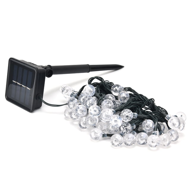 Luces de cadena para patio, luces de cadena solares de 9,5 m Luces solares para exteriores Luz de cadena máxima confiabilidad Jadeshay A